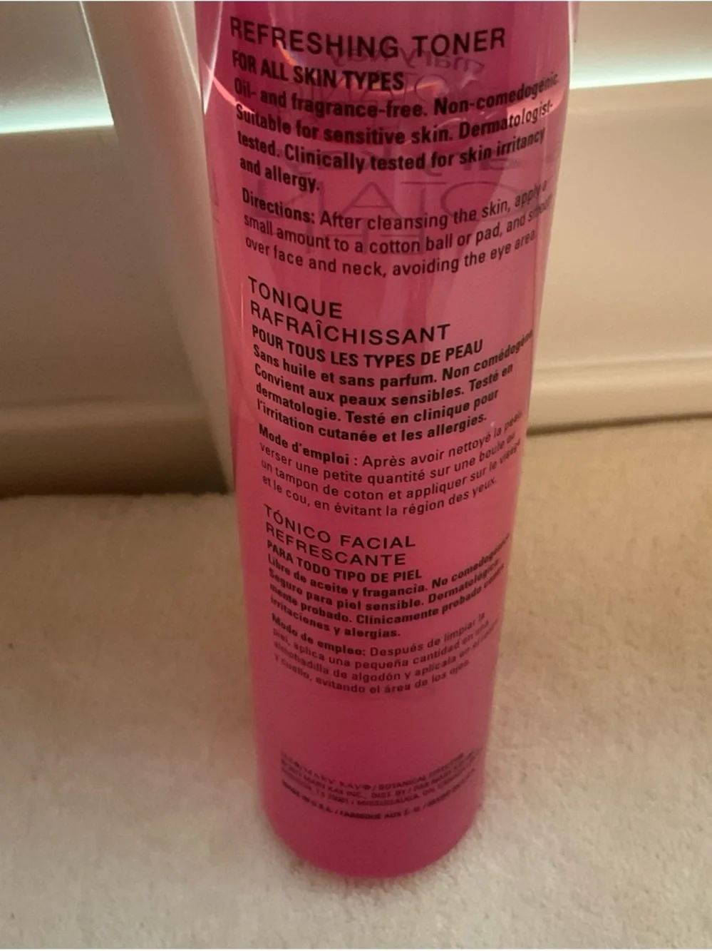 Mary Kay Botanical Effects Refreshing Toner - Bright Pink